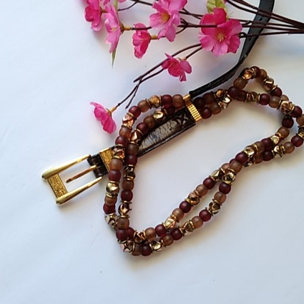 Vintage EXPRESS beaded Belt